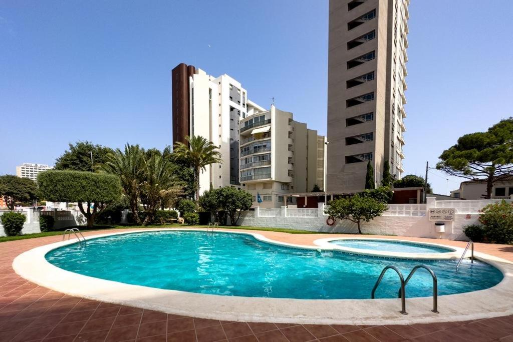 Calpe Apartamento Lujoso Bajo Terasa Piscina Aire Cerca Playa Pueblo Eksteriør bilde